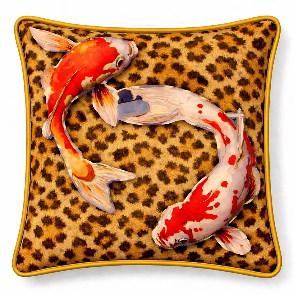 Exklusive Deko Kissen im stilvollen Meerestier-Design - 45x45 cm